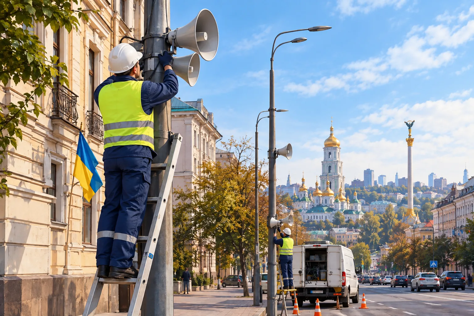 У Києві до кінця року модернізують ще 50 гучномовців