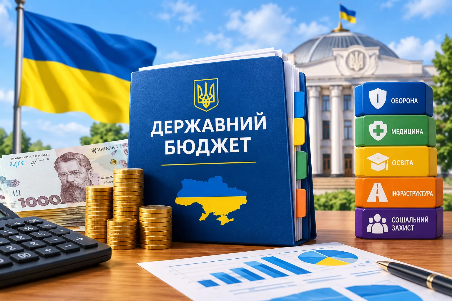 Проєкт бюджету України на 2027 рік: доходи зростають, борговий тиск посилюється
