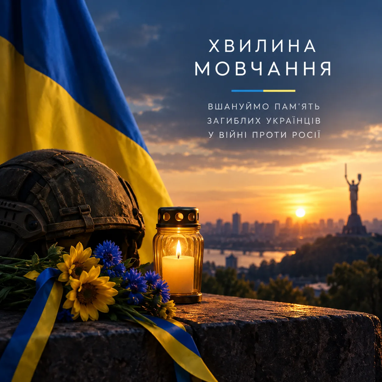 В Україні законодавчо закріпили хвилину мовчання о 9:00